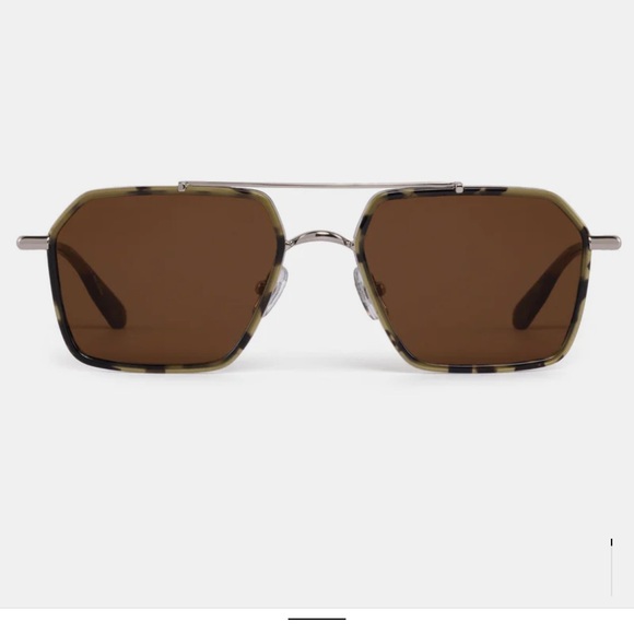 KREWE Gold and Black Sunglasses - Picture 3 of 5